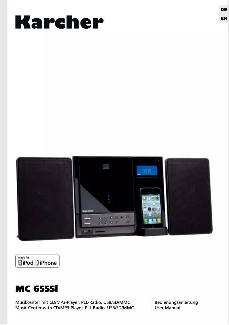 First page image of the manual for MC 6555I