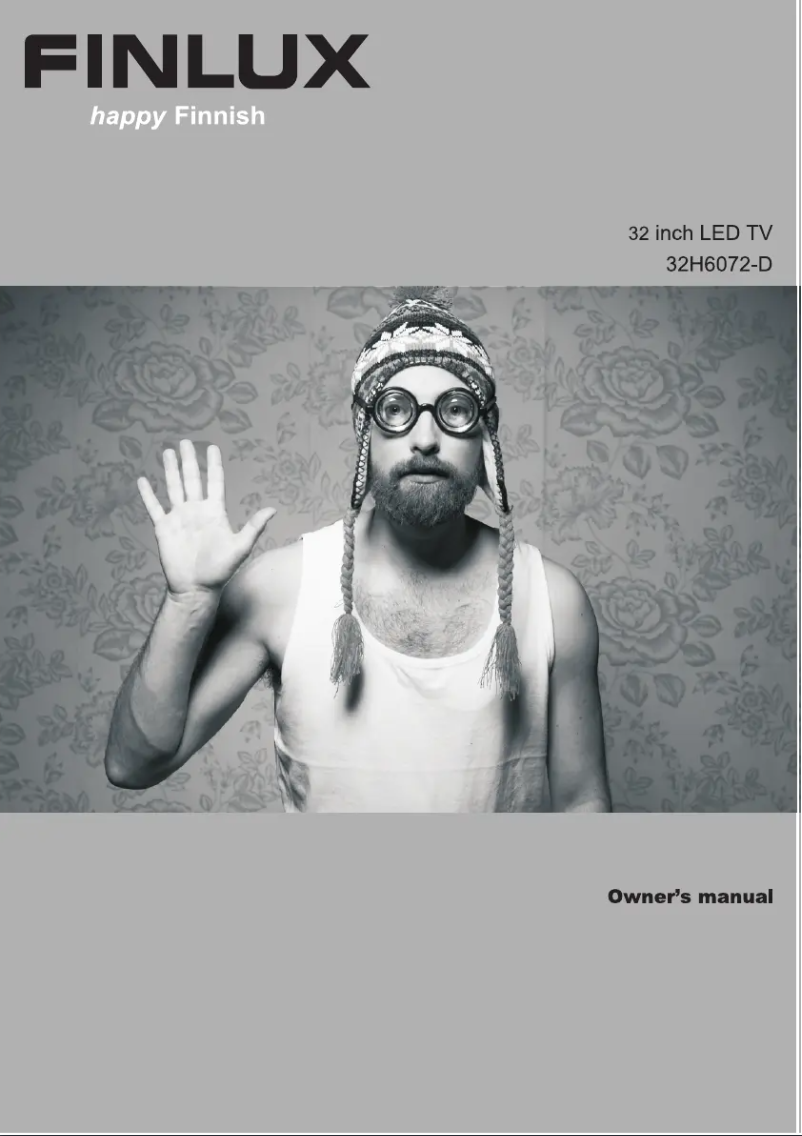 First page image of the manual for 32H6072-D