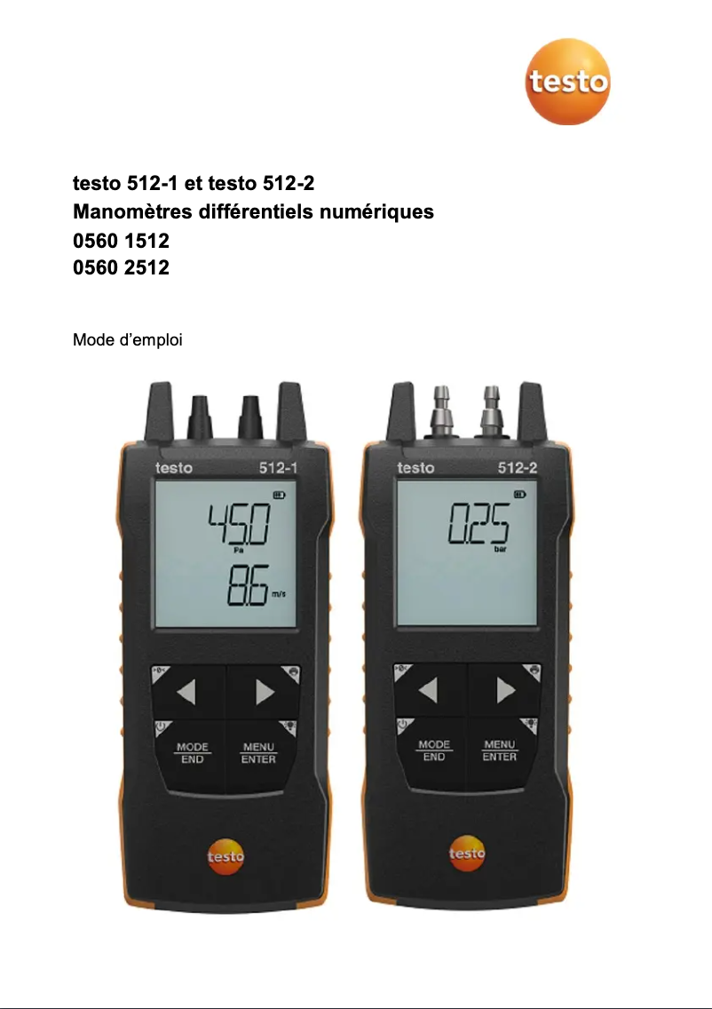 First page image of the manual for 512-1