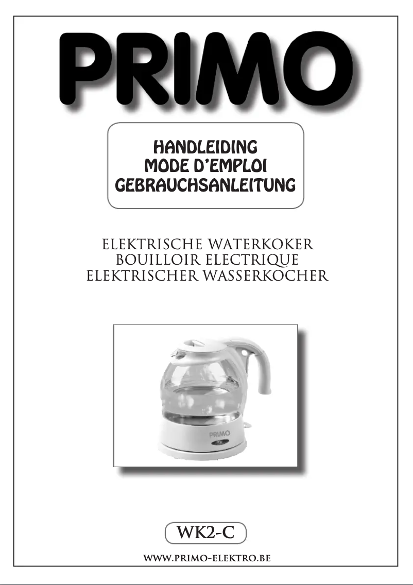 First page image of the manual for WK2-C