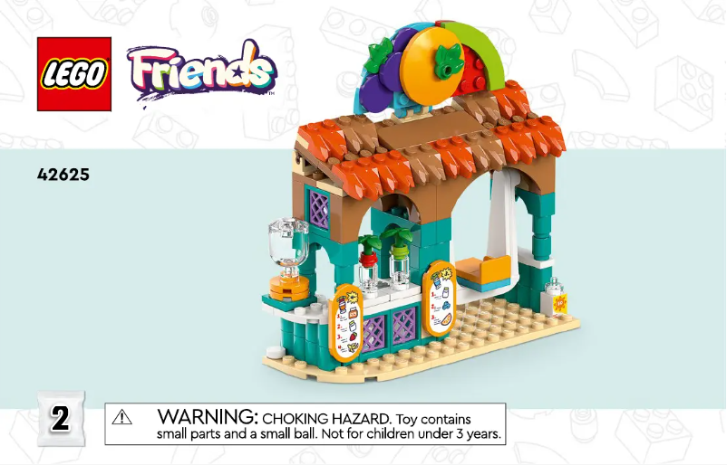 Page 1 of the manual User Manual Lego Friends 42625