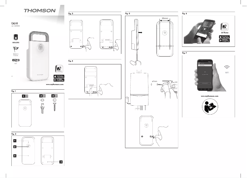 First page image of the manual for CALI-B 520003