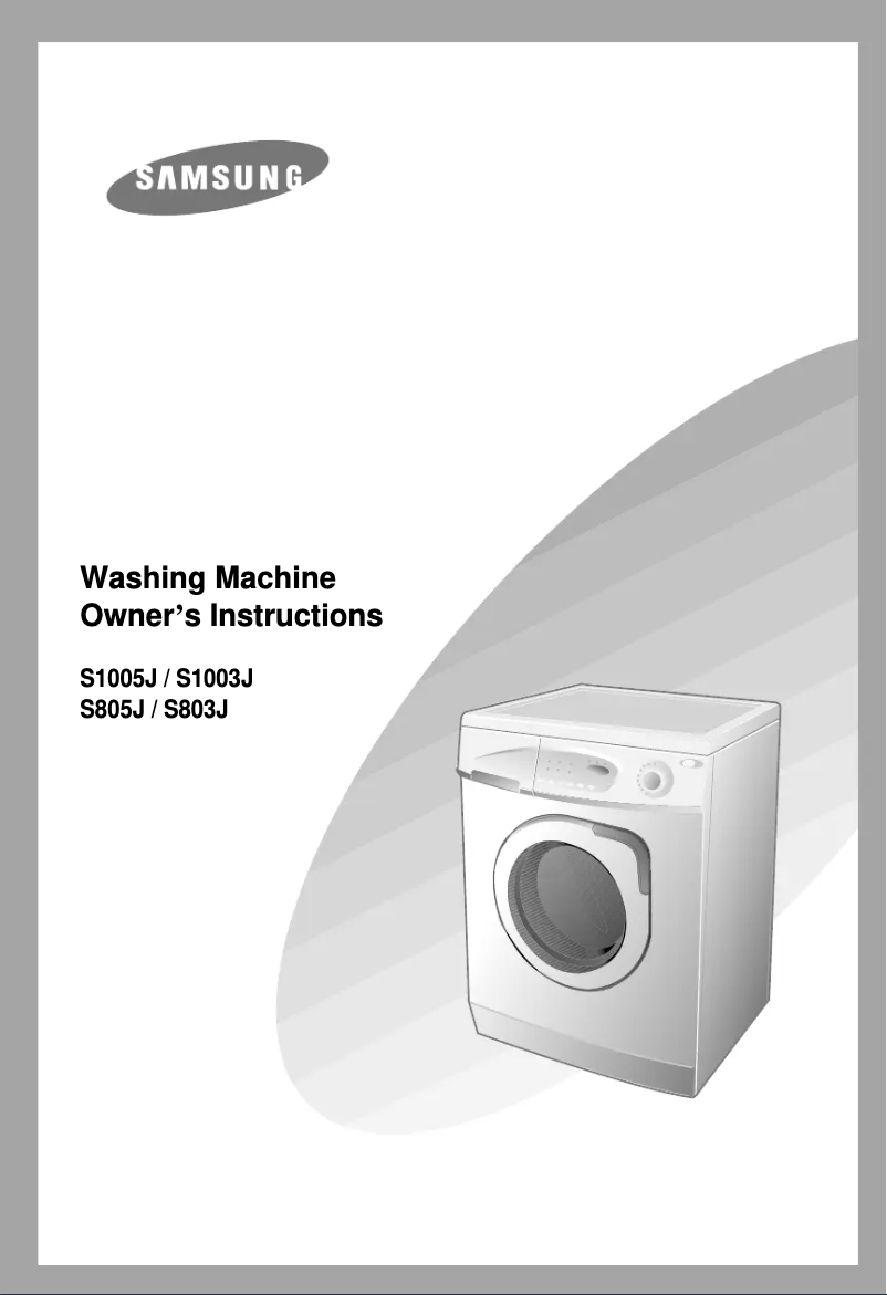 Page 1 of the manual User Manual Samsung S1005J