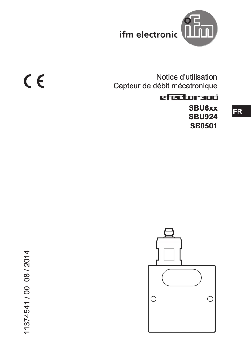 First page image of the manual for SBU625