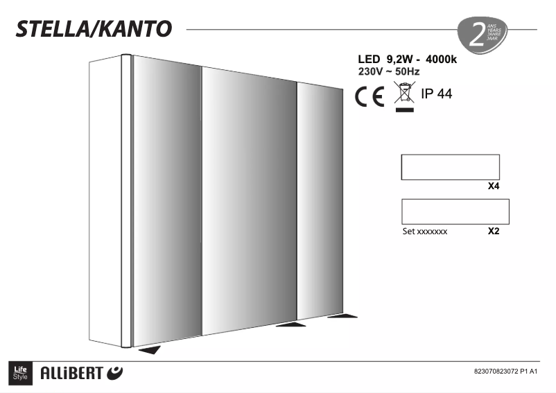 First page image of the manual for Stella
