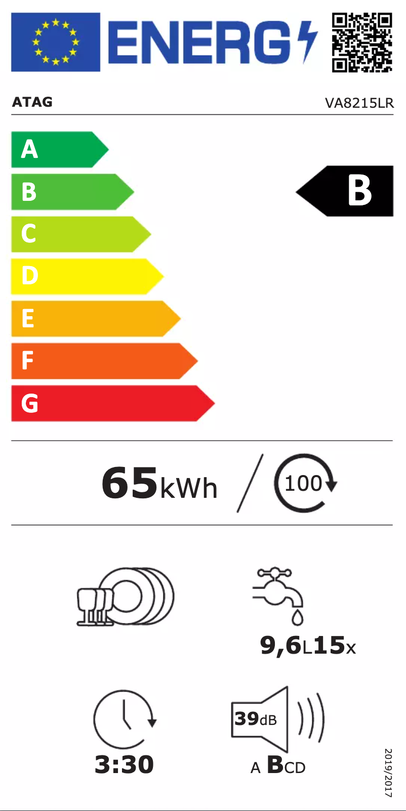 First page image of the manual for VA8215LR