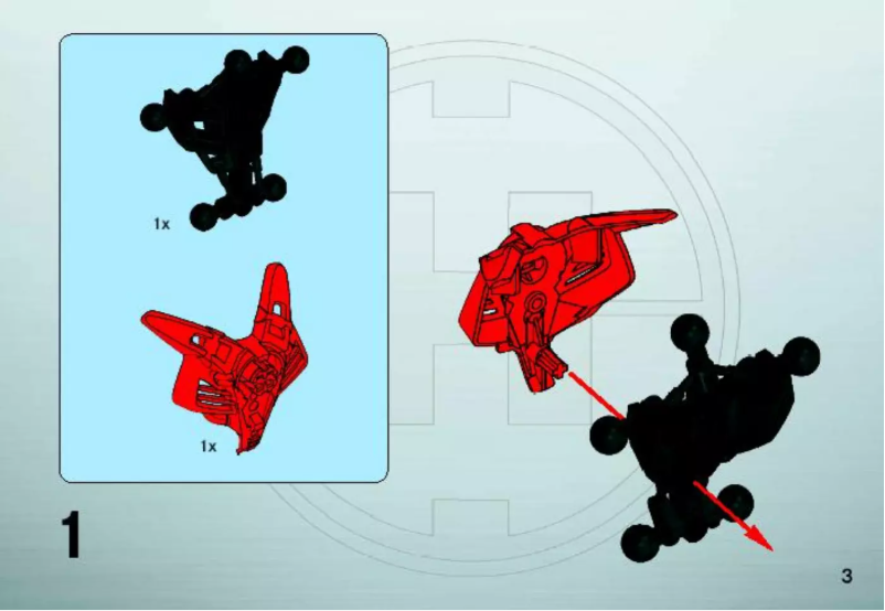 First page image of the manual for Hero Factory William Furno