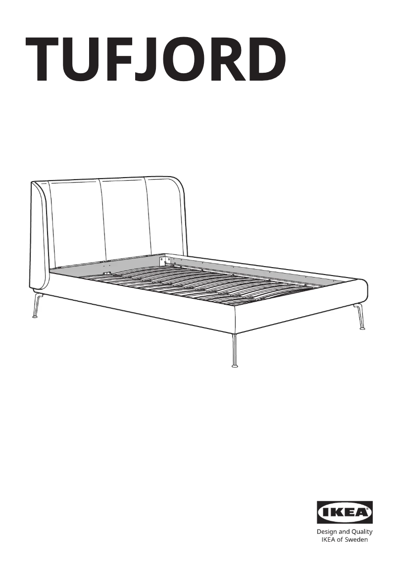 Page 1 of the manual User Manual Ikea TUFJORD 204.464.15