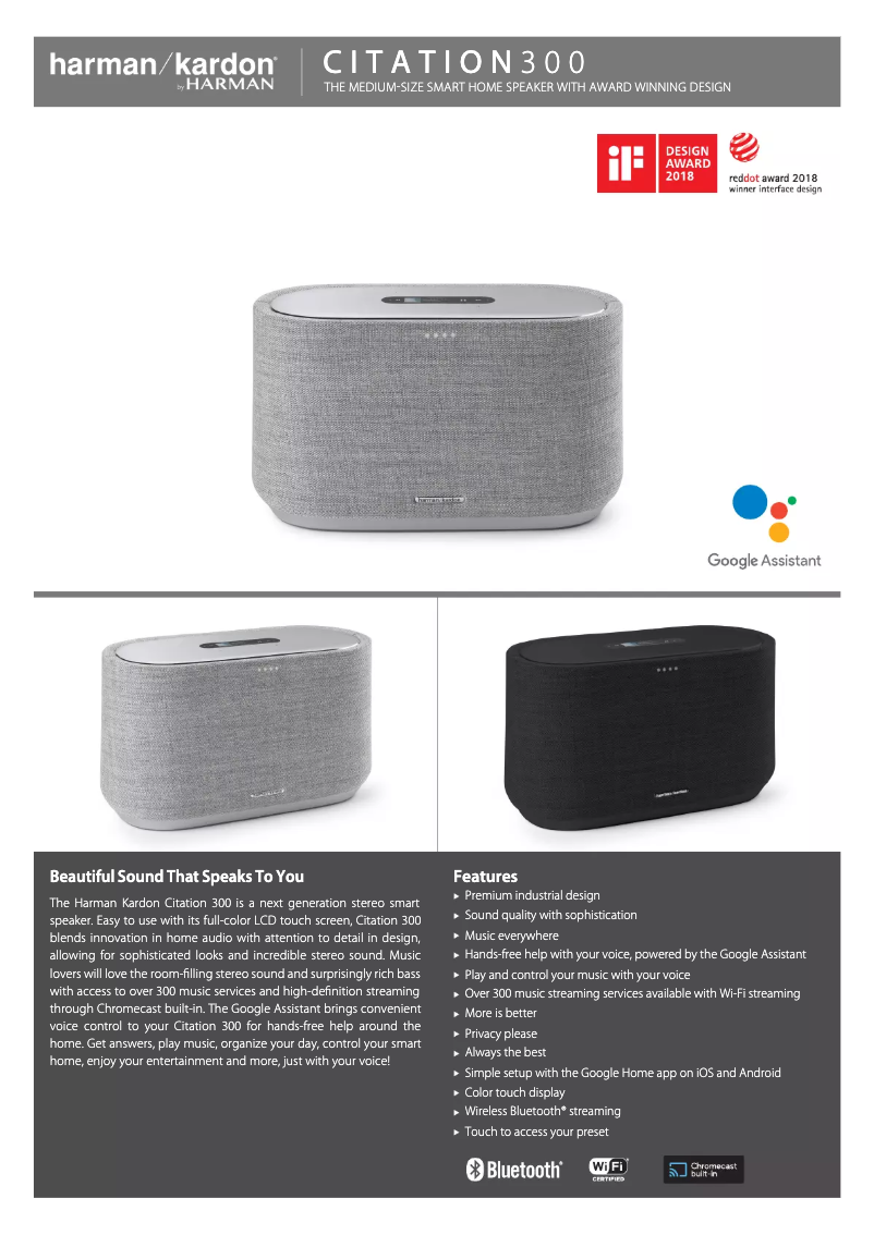 First page image of the manual for Citation 300