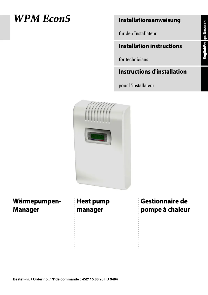 Page 1 of the manual User Manual Dimplex LA 28TBS