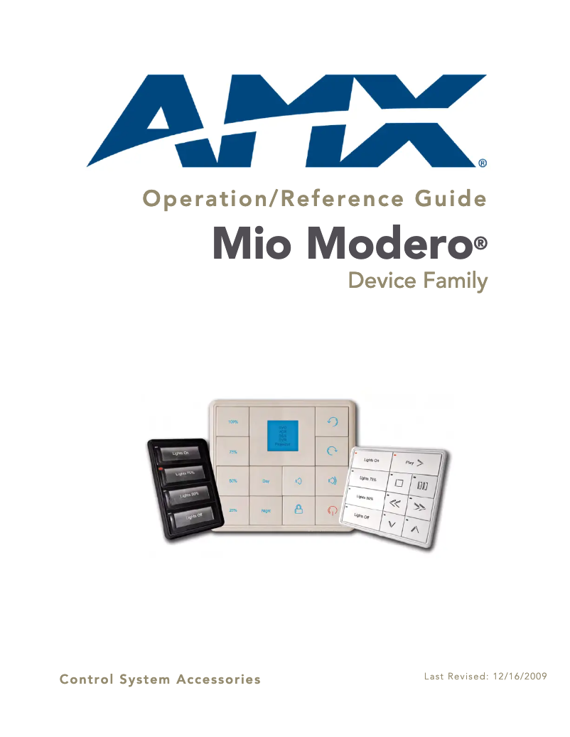 First page image of the manual for MIO-CLASSIC-D