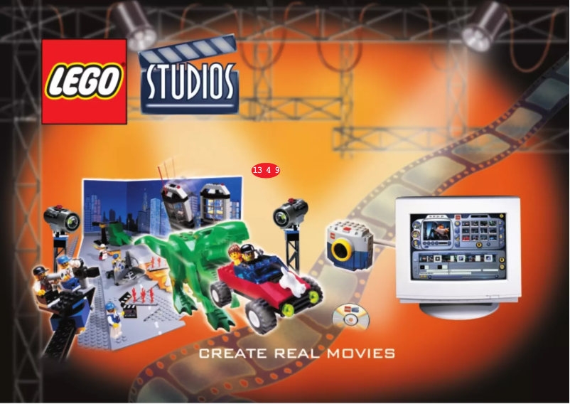 Page 1 of the manual User Manual Lego Explosion Studio 1352