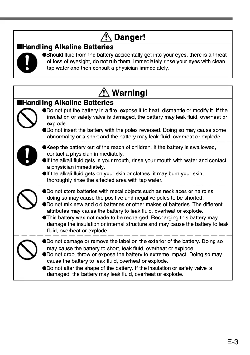 Page 1 of the manual User Manual Casio DT-300M60E