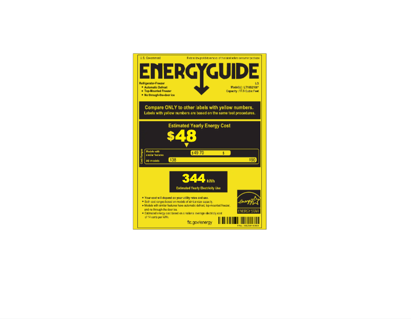 First page image of the manual for LT18S2100W