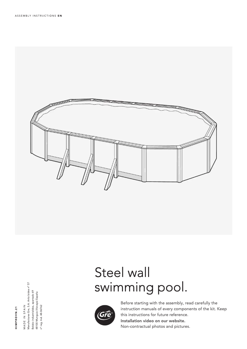 First page image of the manual for KIT500ECO