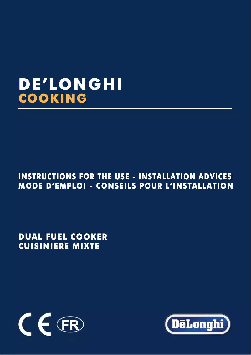 Page 1 of the manual User Manual DeLonghi PEMX 965 A
