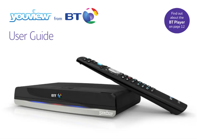 First page image of the manual for Youview DTR-T2110
