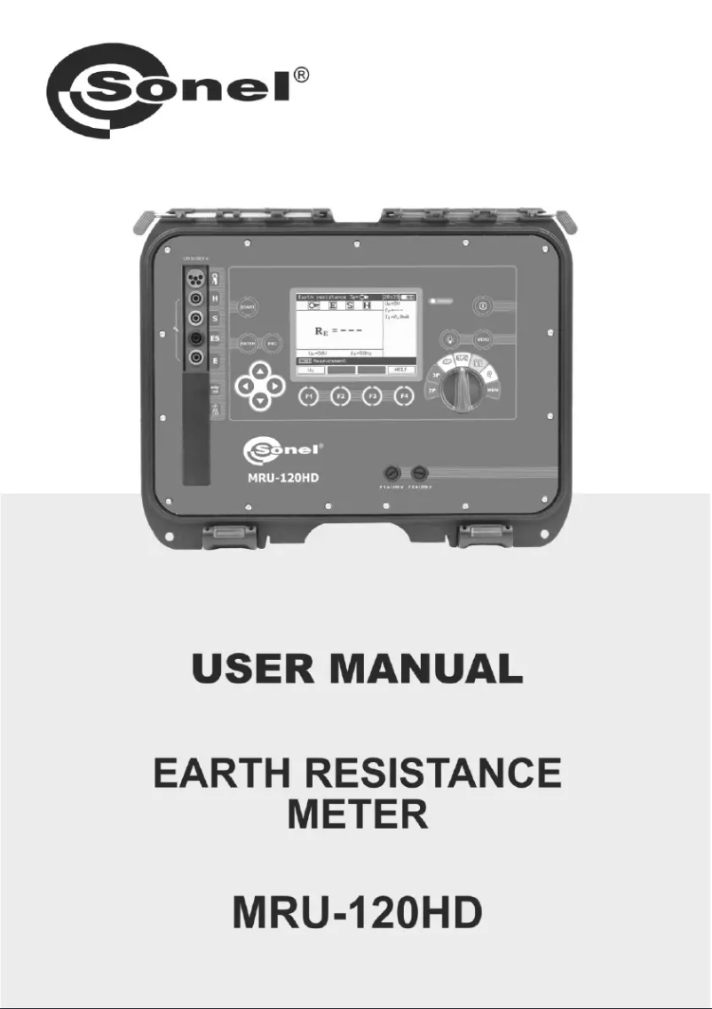 First page image of the manual for MRU-120HD
