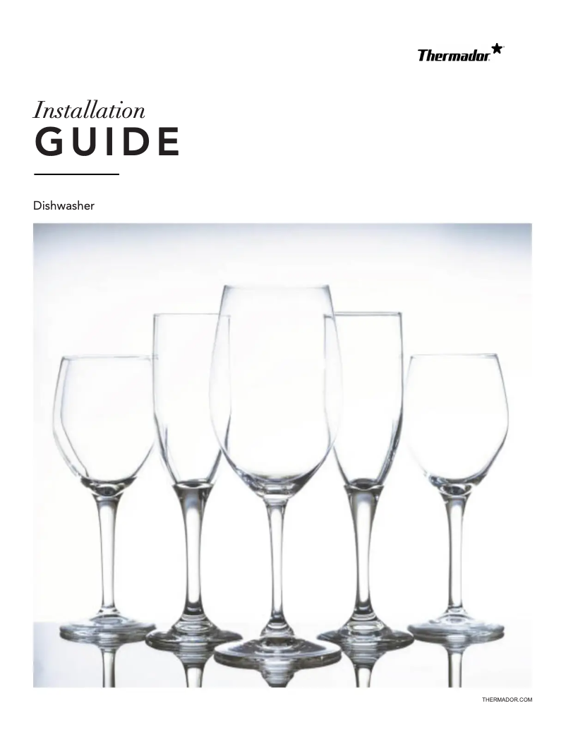 First page image of the manual for DWHD640EFM