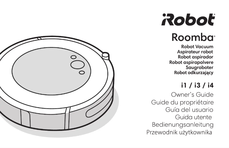 Page 1 of the manual User Manual iRobot Roomba i2