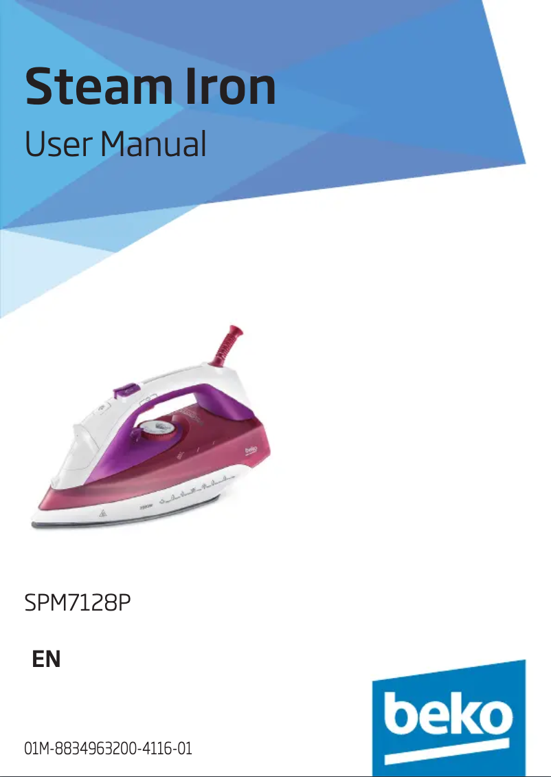 First page image of the manual for SPM7128