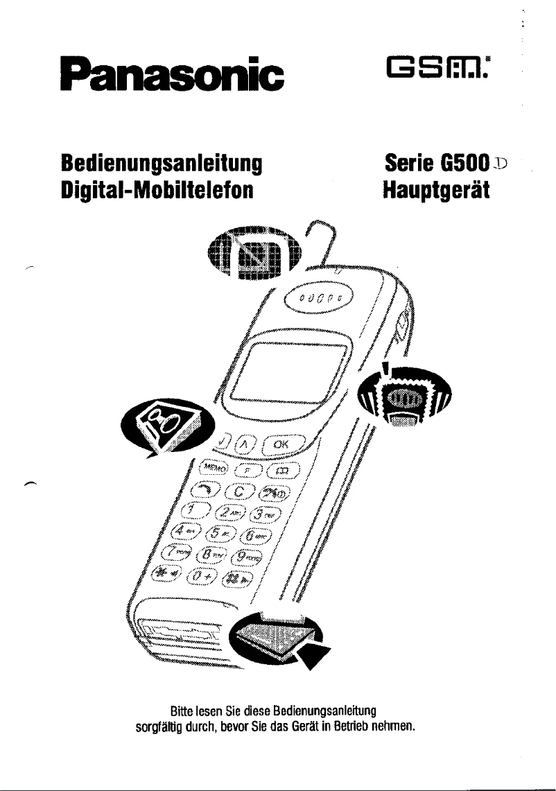 First page image of the manual for EB-G500