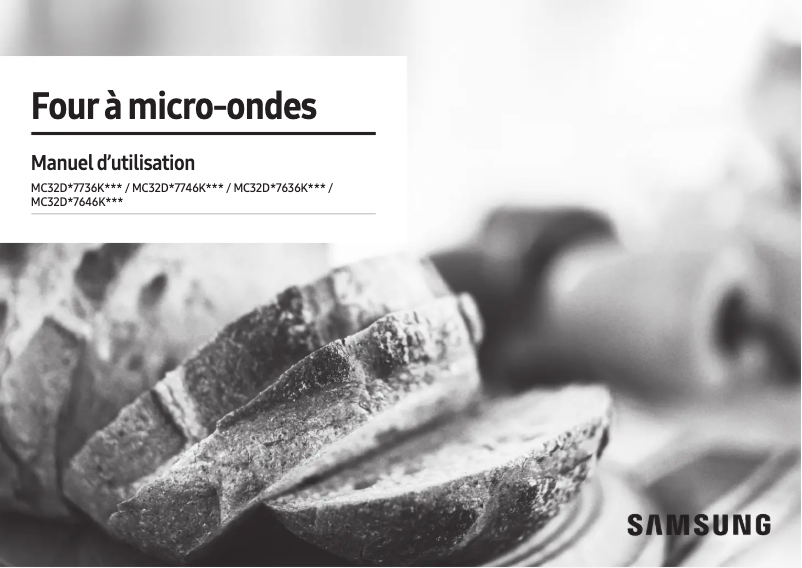 Page 1 of the manual User Manual Samsung MC32DG7646KK