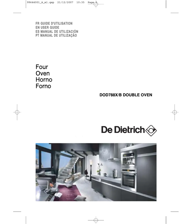 First page image of the manual for DOD788