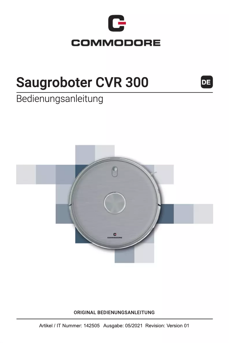 First page image of the manual for CVR 300