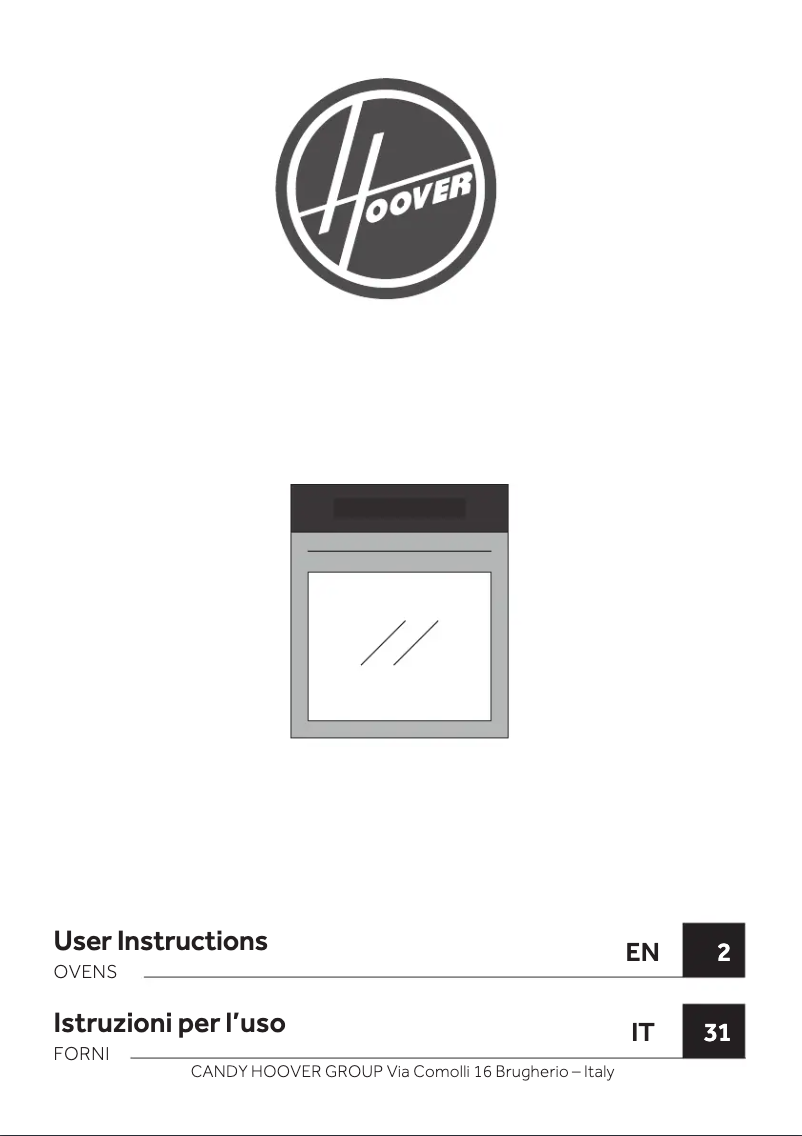 First page image of the manual for HOC5M7478XWF