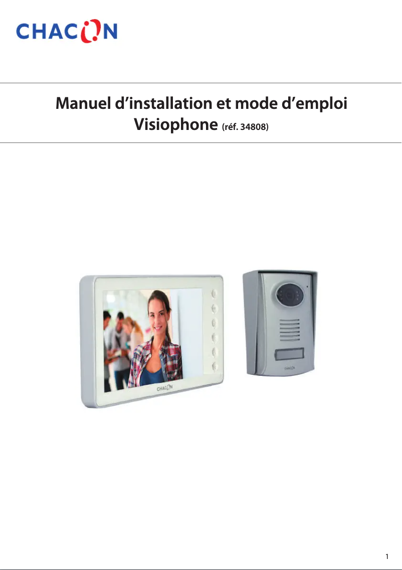 First page image of the manual for 34808