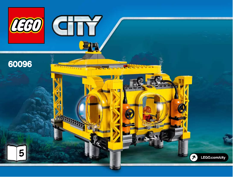 Page 1 of the manual User Manual Lego Deep Sea Operation Base