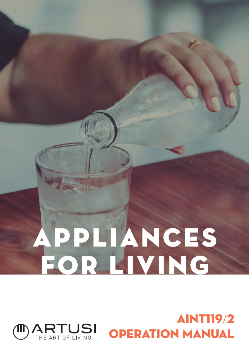 Page 1 of the manual User Manual Artusi AINT119