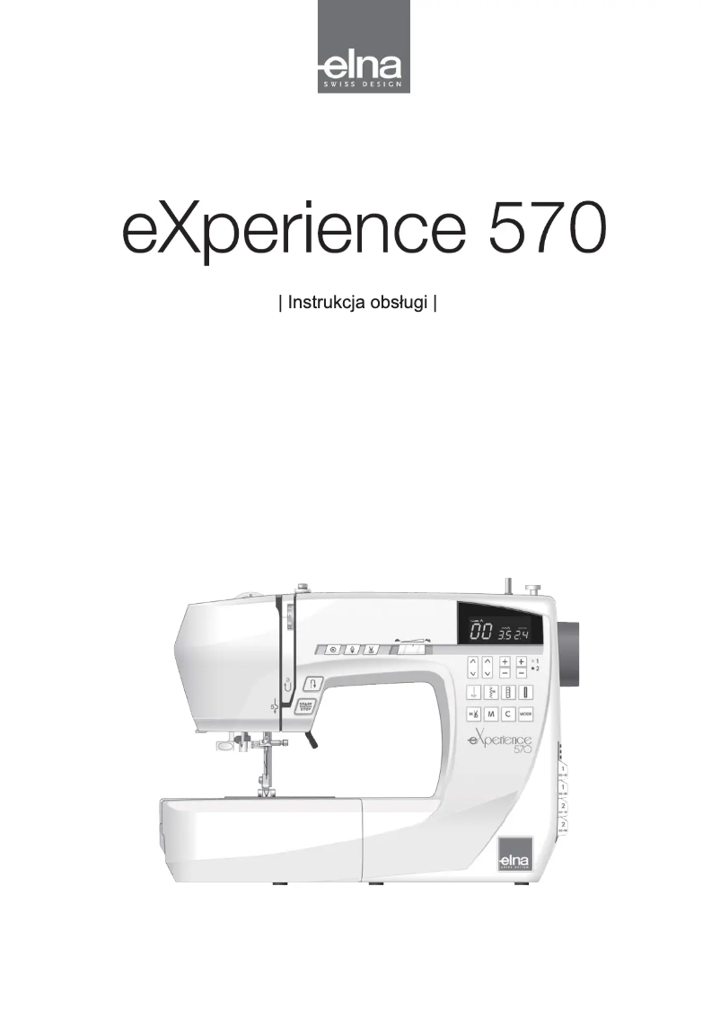 First page image of the manual for eXperience 570