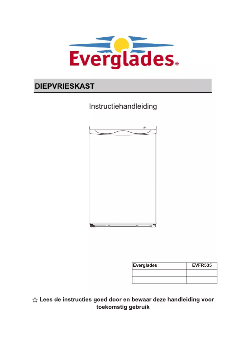 Page 1 of the manual User Manual Everglades EVFR535