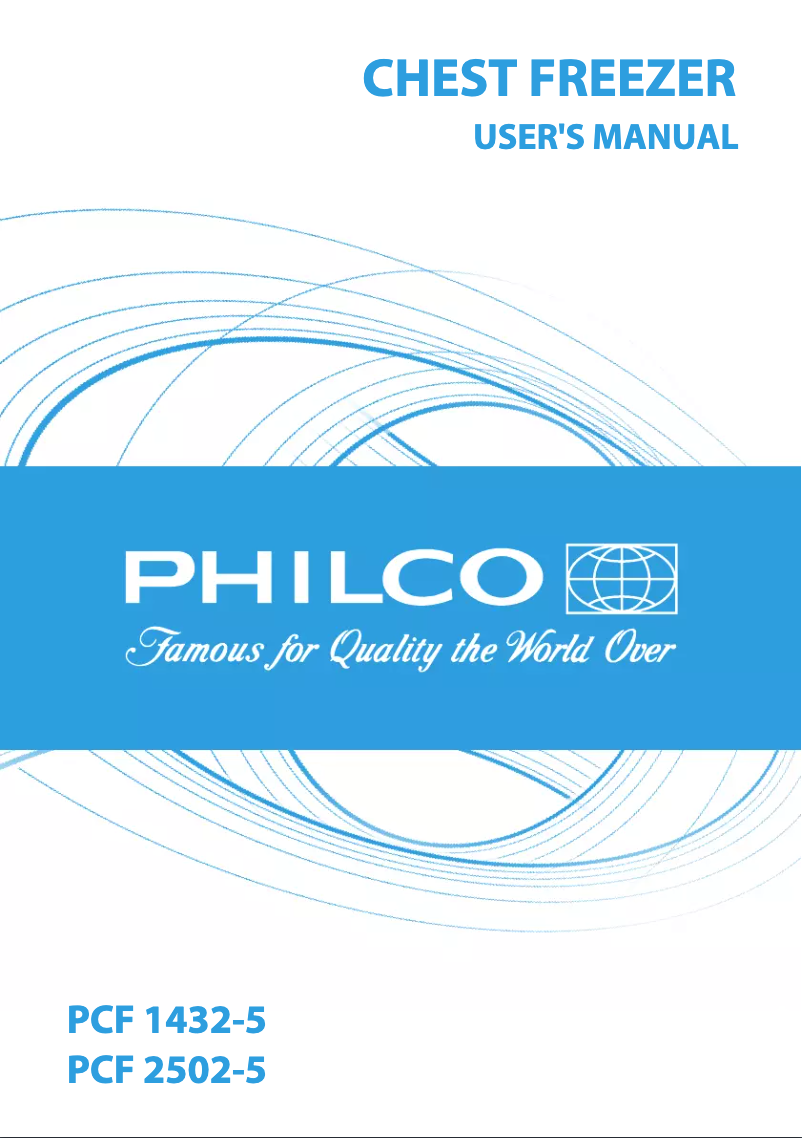 First page image of the manual for PCF 1432-5