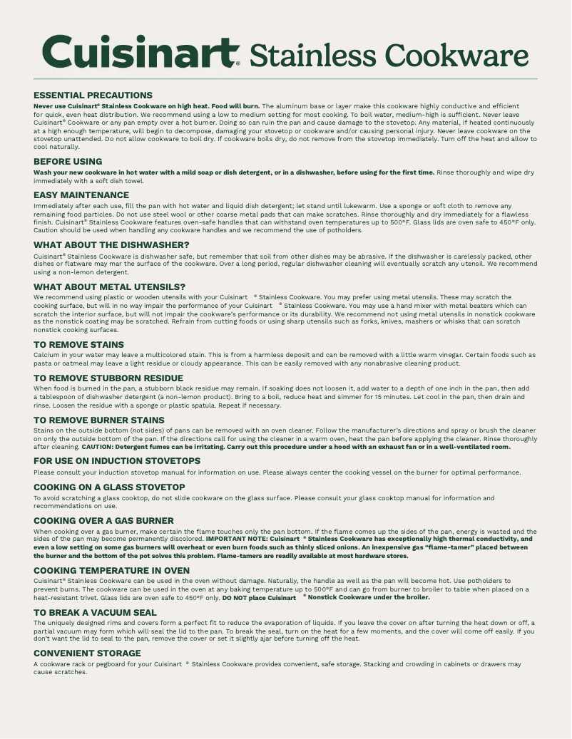 First page image of the manual for FCT3545-24