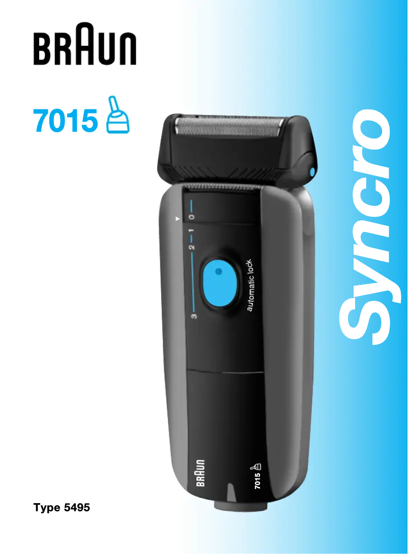 First page image of the manual for Syncro 7015