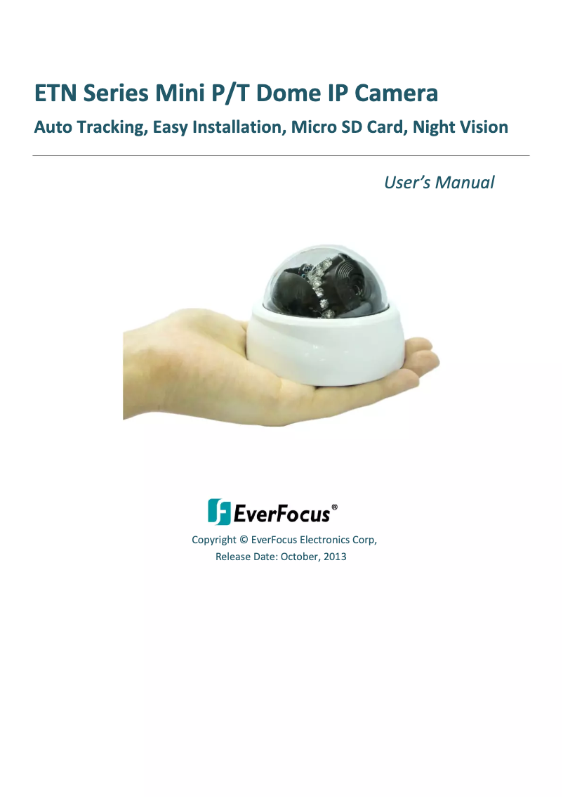 First page image of the manual for ETN2260