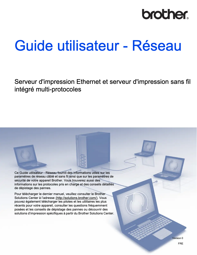 Page 1 of the manual User Manual Brother HL-S7000DN