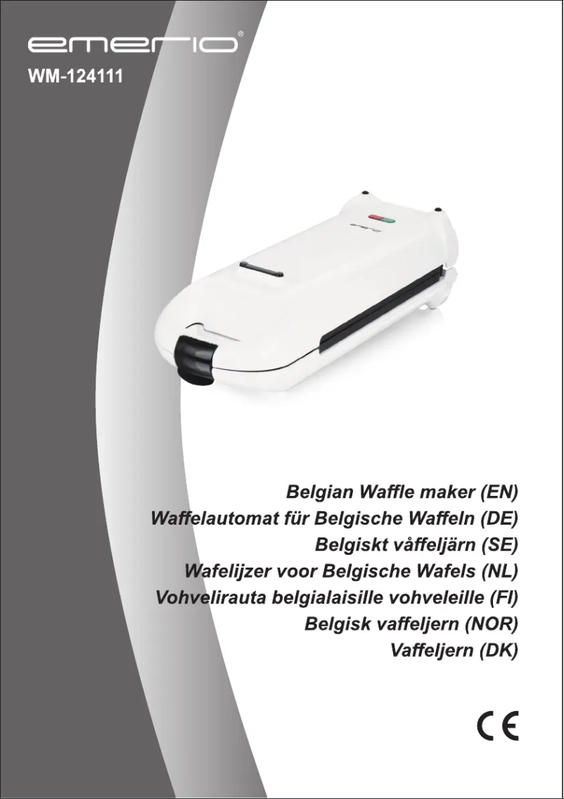 First page image of the manual for WM-124111