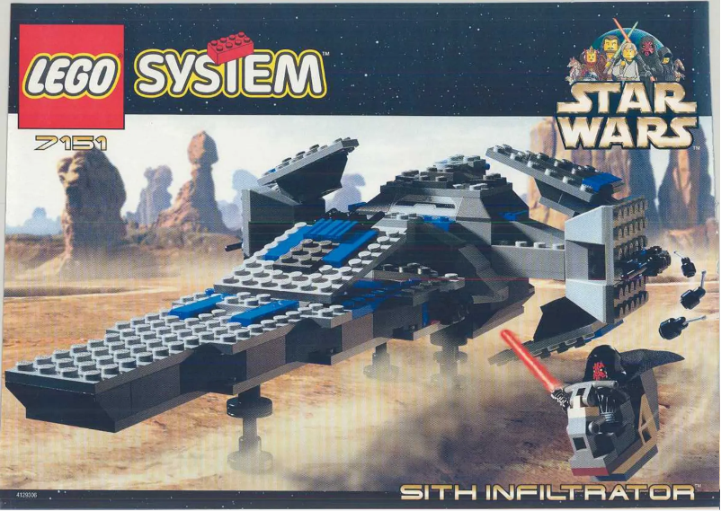 Page 1 of the manual User Manual Lego Sith Infiltrator (TM)