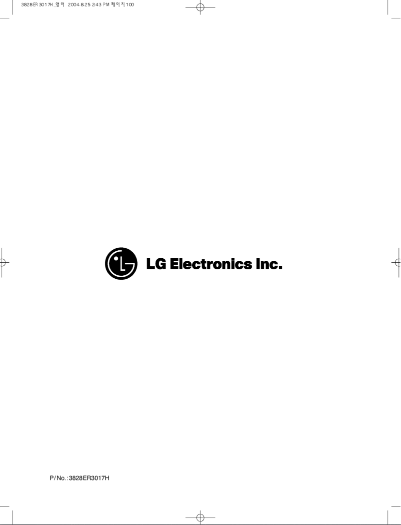 Page 1 of the manual User Manual LG WD-90210BD