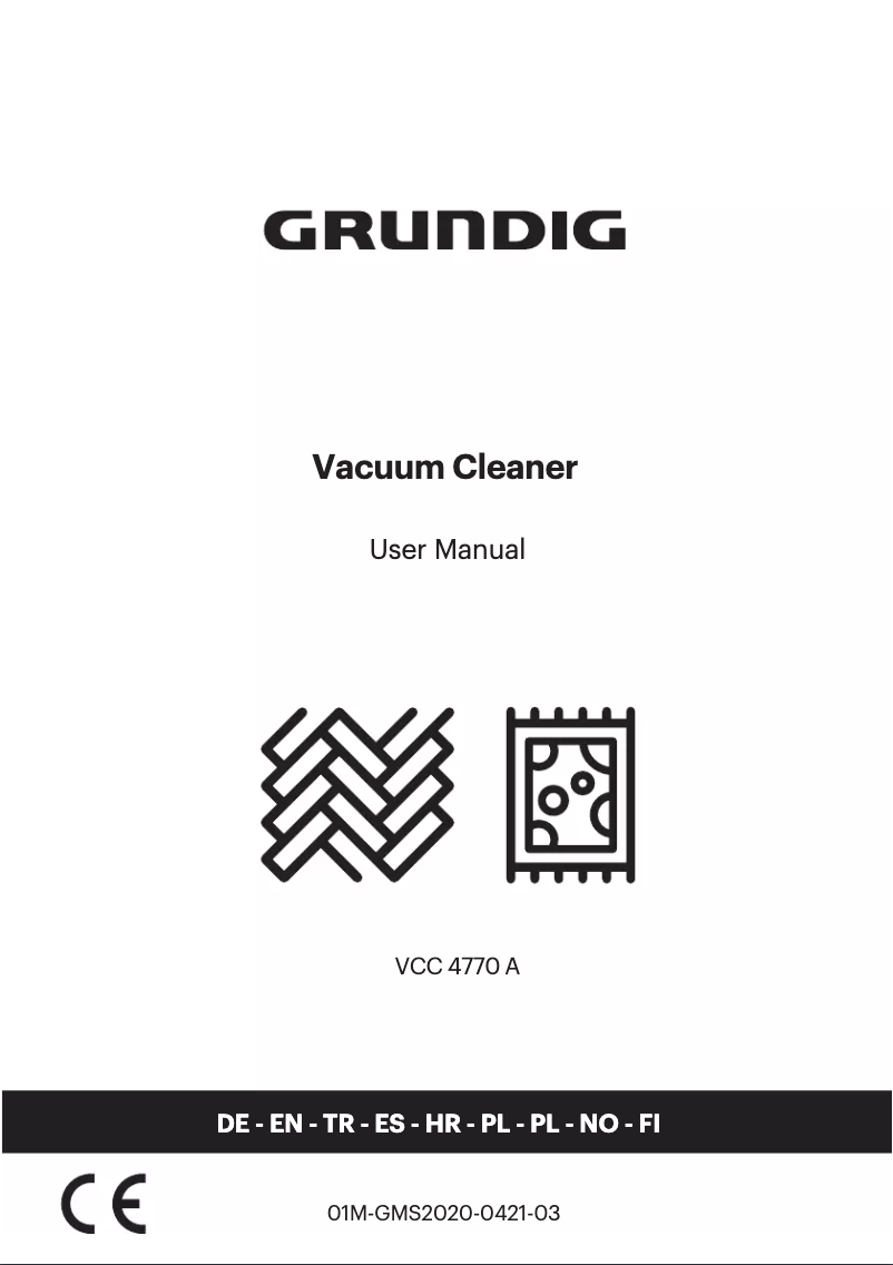 Page 1 of the manual User Manual Grundig VCC 4770 A