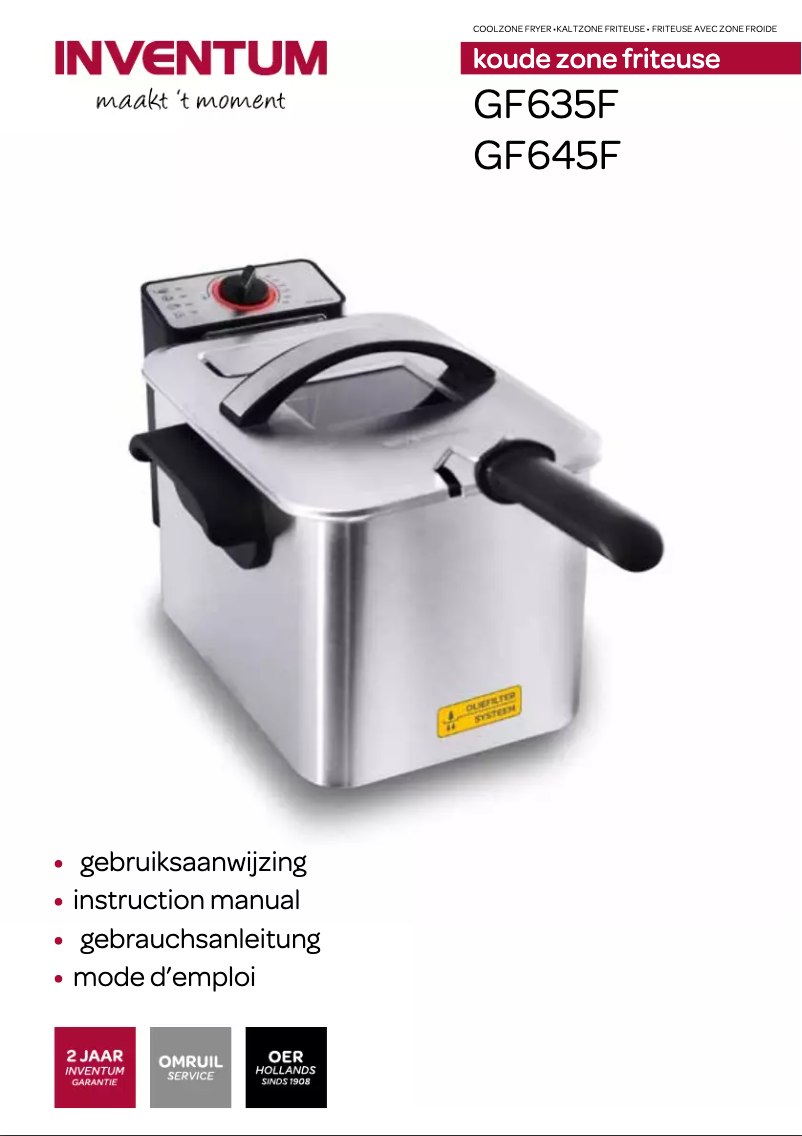 Page 1 of the manual User Manual Inventum GF645F