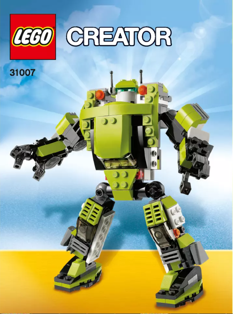 First page image of the manual for Creator 31007