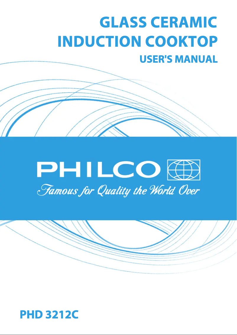 First page image of the manual for PHD 3212 C