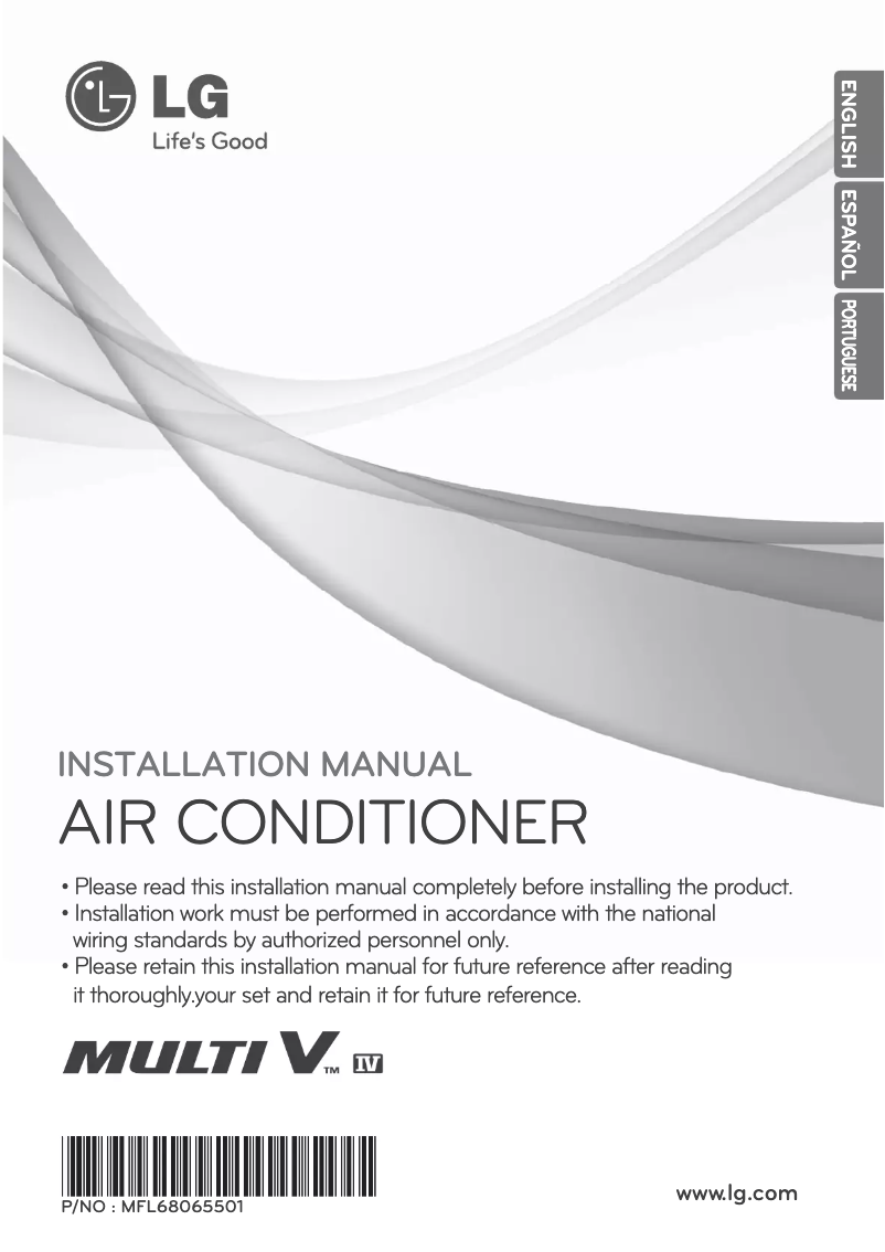 First page image of the manual for ARUB180BTE4