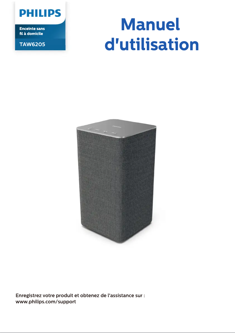 First page image of the manual for TAW6205