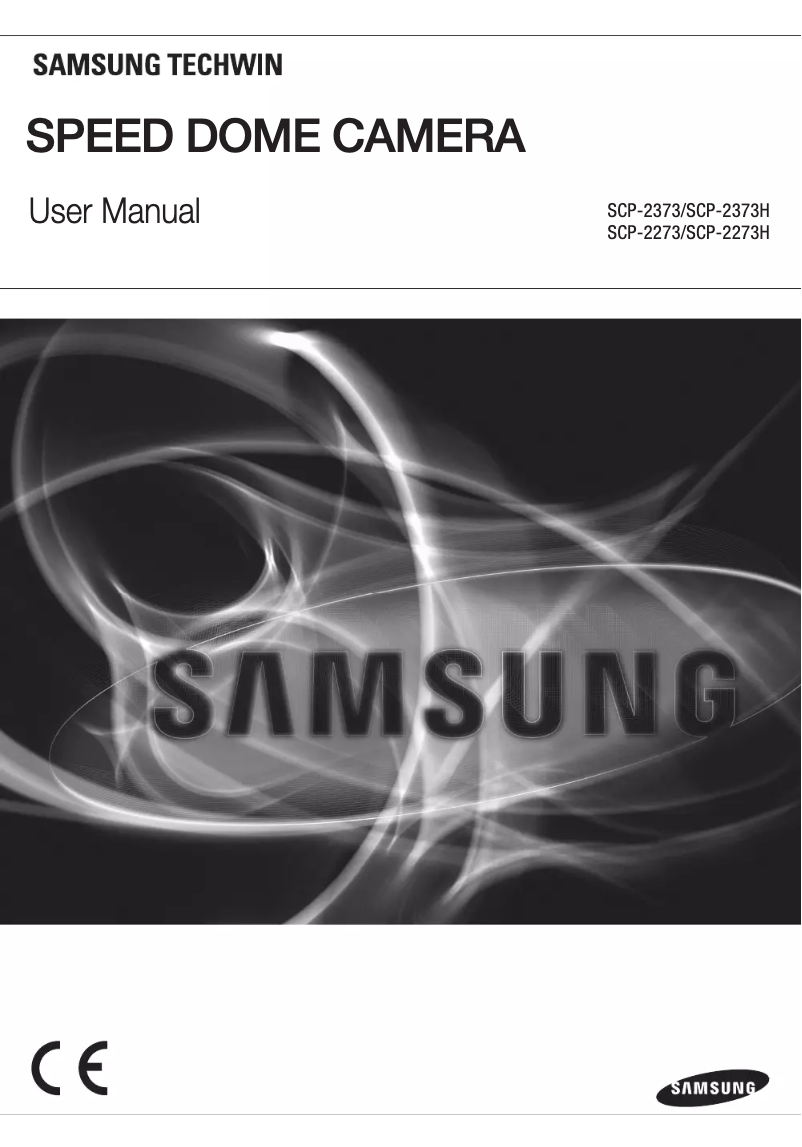 Page 1 of the manual User Manual Hanwha SCP-2273